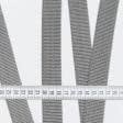 Тканини фурнітура для декора - Тасьма / стропа ремінна стандарт 30 мм колір графіт