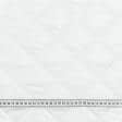 Ткани для жилетов - Плащевая Мари стеганая с синтепоном 100г/м 7см*7см белая