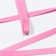 Тканини фурнітура для декоративних виробів - Репсова стрічка Грогрен темно рожева 10 мм