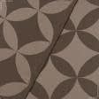 Ткани для декоративных подушек - Декоративная ткань Абстракция коричневая