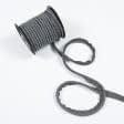 Ткани шнур декоративный - Шнур окантовочный Корди цвет т.серый 10 мм