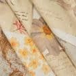 Ткани хлопок смесовой - Декоративная ткань Тулум/TULUM гербарий, книги