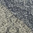 Тканини портьєрні тканини - Жакард Романо пісчаний т.синій