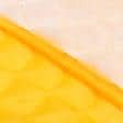 Тканини підкладкова тканина - Синтепон 100g термопай 3см*3см з підкладкою 190т яскраво-жовтий