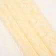 Ткани гардинные ткани - Тюль жаккард Лено золото-бежевый