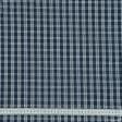 Тканини для штор - Декоративна тканина Рустікана клітинка т.синя