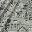 Тканини портьєрні тканини - Декор арріс містечко сірий (лонета)