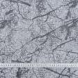 Тканини портьєрні тканини - Жакард Берклі мармур т. Сірий