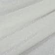 Ткани для драпировки стен и потолков - Тюль кисея Плумети софт молочная горошки молочные с утяжелителем