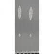 Тканини horeca - Тюль мікросітка вишивка Феліція  колір молочний (купон)