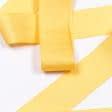 Ткани фурнитура и аксессуары для одежды - Репсовая лента Грогрен  цвет подсолнух 31 мм
