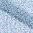 Тканини для суконь - Шифон креп ARONIA орнамент синій/малиновий