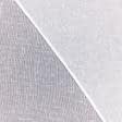 Ткани для римских штор - Тюль Кисея белая имитация льна с утяжелителем