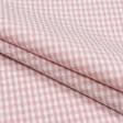 Ткани портьерные ткани - Декоративная ткань Рустикана / RUSTICANA пепита розовая