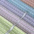 Тканини для тільд - Екокотон хана смужка квіточки фіолет