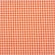 Тканини для скатертин - Декоративна тканина Клітинка дрібна помаранчева