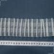 Ткани фурнитура для декора - Тесьма шторная Равномерная прозрачная КС 1:2.5  65мм±0.5мм/100м