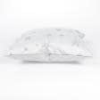 Тканини готові вироби - Чохол на подушку новорічний жаккард Зірки люрекс колір срібло  45х45см  (163712)
