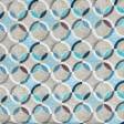 Тканини для декоративних подушок - Декоративна тканина Лонета рітмо/ritmo блакитний,синій