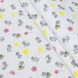 Ткани для детской одежды - Фланель белоземельная барсук