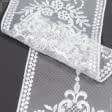 Тканини для білизни - Декоративне мереживо Агат білий 14 см