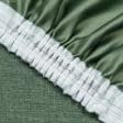 Ткани готовые изделия - Штора Блекаут  рогожка  т.зеленый  150/270 см