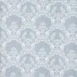 Ткани для римских штор - Декоративная ткань лонета Оберн вензель серый