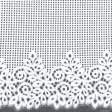 Ткани свадебная ткань - Гипюр перфорация  белый