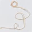 Тканини фурнітура для декора - Репсова стрічка Грогрен /GROGREN колір пряжене молоко 7 мм