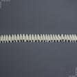 Ткани для тюли - Тесьма шторная Равномерная нефиксированная матовая 25мм±0.5мм/100м