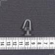 Ткани фурнитура для декоративных изделий - Крючки с грибком на потолочный карниз прозрачные (100 шт/упак)
