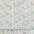 Ткани для декоративных подушек - Декоративная ткань лия треугольник св.зеленый, беж,зеленый