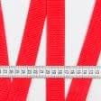 Ткани фурнитура для декоративных изделий - Тесьма / стропа ременная стандарт 30 мм красный