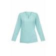 Тканини комплекти одягу - Куртка медична жіноча сакура бірюзовий р.56
