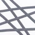 Тканини фурнітура для декоративних виробів - Декоративна кіперна стрічка ялинка колір графіт 15 мм