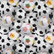 Тканини для дитячої постільної білизни - Бязь набивна ГОЛД MG футбольні м'ячі