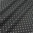 Ткани для слинга - Декоративная ткань Севилла горох черный