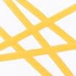 Ткани фурнитура для дома - Декоративная киперная лента елочка желтая 20 мм