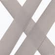 Тканини фурнітура для декора - Липучка Велкро пришивна жорстка частина сіро-бежевий 80мм/25м