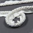 Ткани шнур декоративный - Шнур окантовочный Корди цвет белый, крем 10 мм