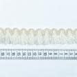 Тканини для одягу - Бахрома пензлик Кіра матова кремовий 30 мм (25м)