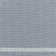 Тканини для дитячого одягу - Сорочкова рогожка жакард чорний трилистник на сірому