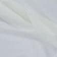 Тканини для одягу - Тюль кісея Мелодія імітація льону молочна з обважнювачем