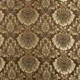 Ткани портьерные ткани - Гобелен Лувр вензель  коричневый