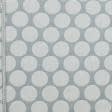Тканини портьєрні тканини - Декоративна тканина Фіне горохи сірі