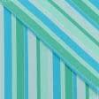 Ткани портьерные ткани - Дралон полоса /ROMA лазурь, голубая, зеленая