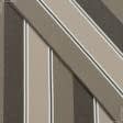 Тканини портьєрні тканини - Дралон смуга /TURIN  колір  бежевий, коричневий, тютюновий