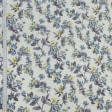 Тканини спец.тканини - Декоративна тканина Каміл квіти дрібні т.блакитний, жовтий, сірий
