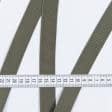 Ткани готовые изделия - Тесьма / стропа ременная усиленная 25 мм цвет хаки