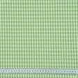 Тканини для скатертин - Декоративна тканина Рустікана пепіта колір зелене яблуко